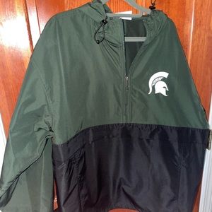 Michigan State Windbreaker
